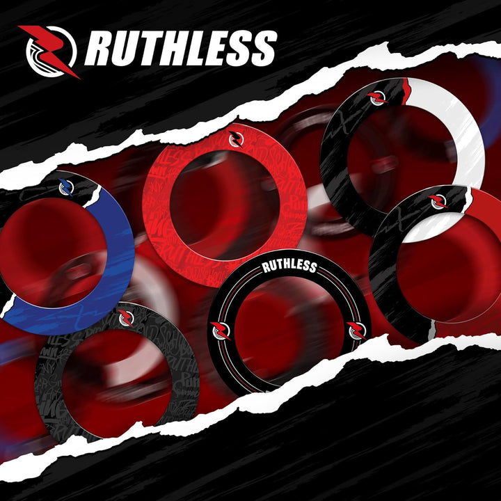 Ruthless Hot Shot Dartscheibe | Endurance Runddraht Sisal Dartscheibe Set inkl. 2 Sets Steeldarts Nu