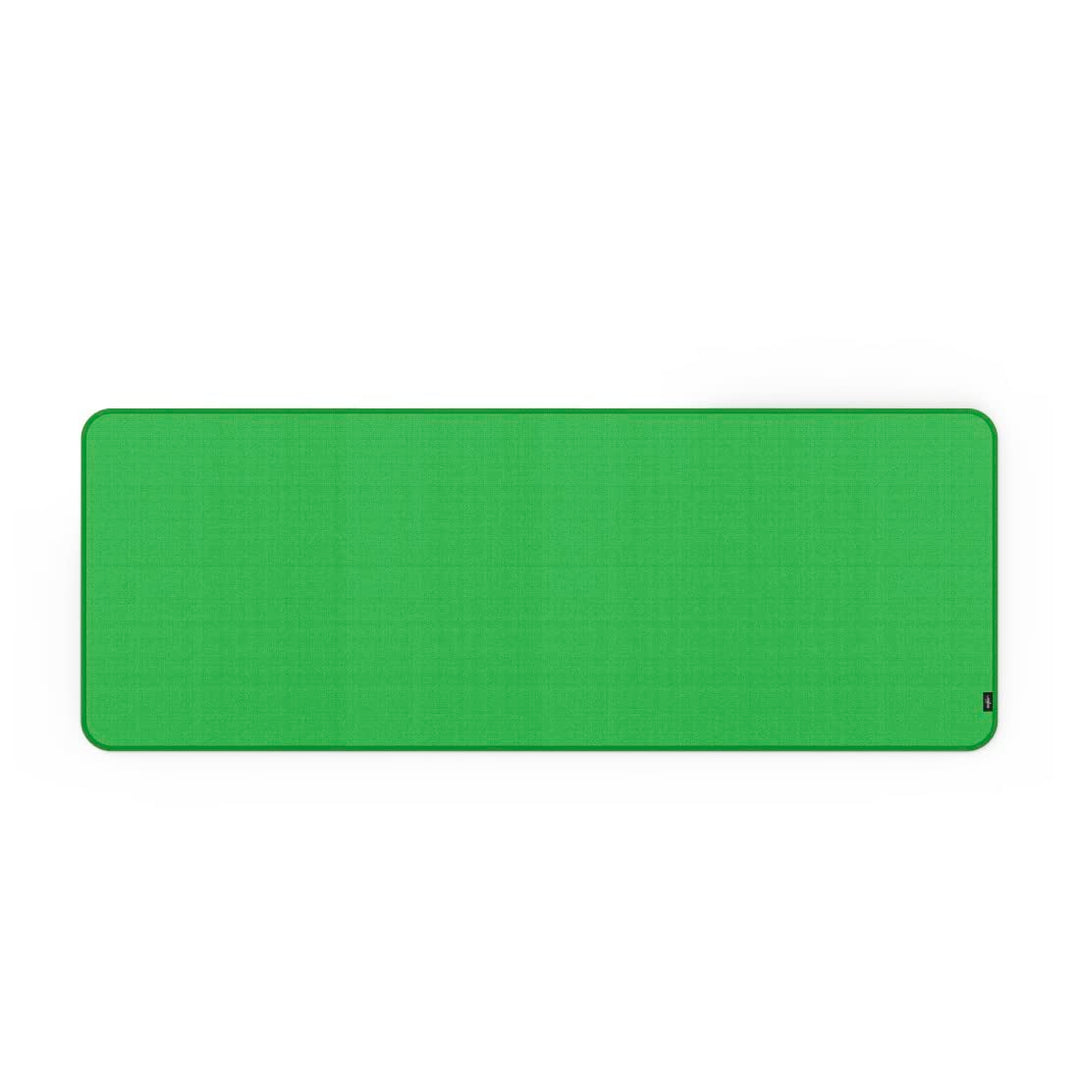 uRage Gaming-Mauspad “Greenscreen 250 Desk-Mat”, Grün, Anti-Rutsch-Beschichtung, Naturgummi, für Tas
