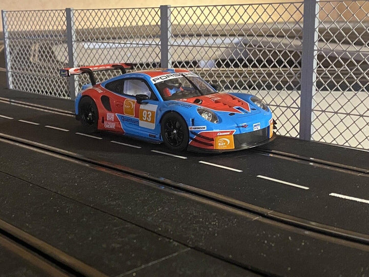 1m Fangzaun kompatibel mit Carrera Digital 124 132 Uni Kurven Geraden Zaun Leitplanke Bande