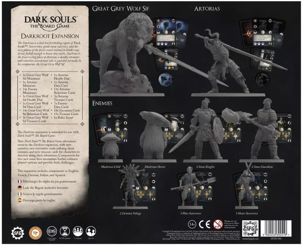 Steamforged Games SFDS-006 Dark Souls: Darkroot Expansion Zubehör, Mehrfarbig Darkroot-Erweiterung: