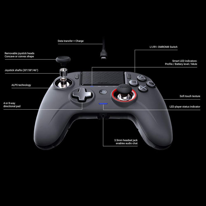 NACON PS4 Revolution Unlimited Pro Controller [ ] Single, Single