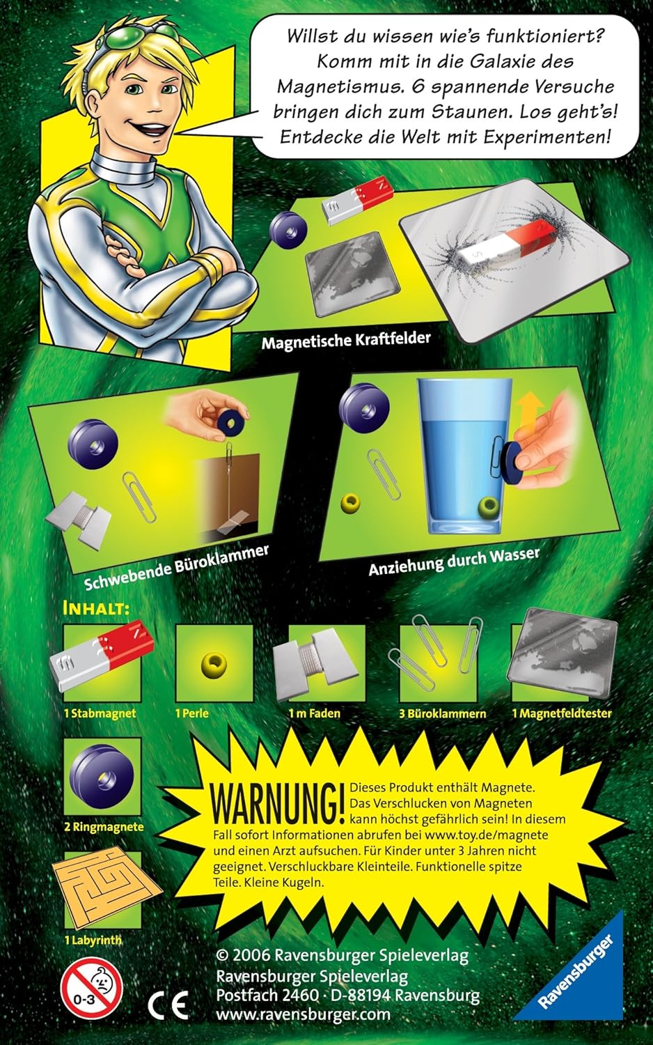 Ravensburger 18801 - ScienceX Magnetismus