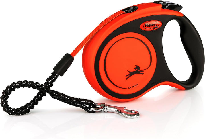 flexi Rollleine Xtreme - Tape Leash Orange - S schwarz orange S, schwarz orange S