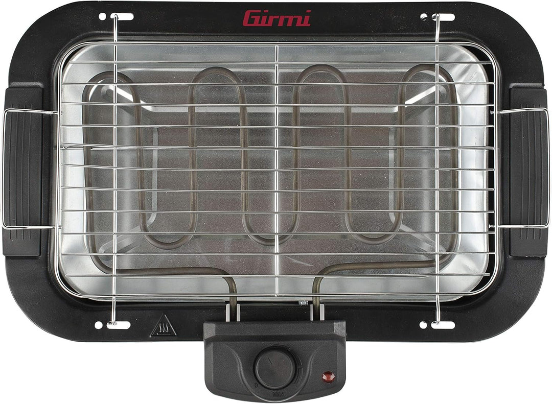Girmi Bq1100 Grill, 2000 W, Metall, Schwarz