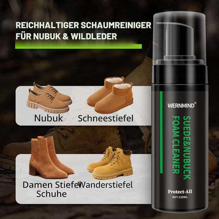 Wildleder Nubukleder Stiefel Wasserdichter Protecter Schuhreinigungsset Trainingsschuh Schuhreinigun