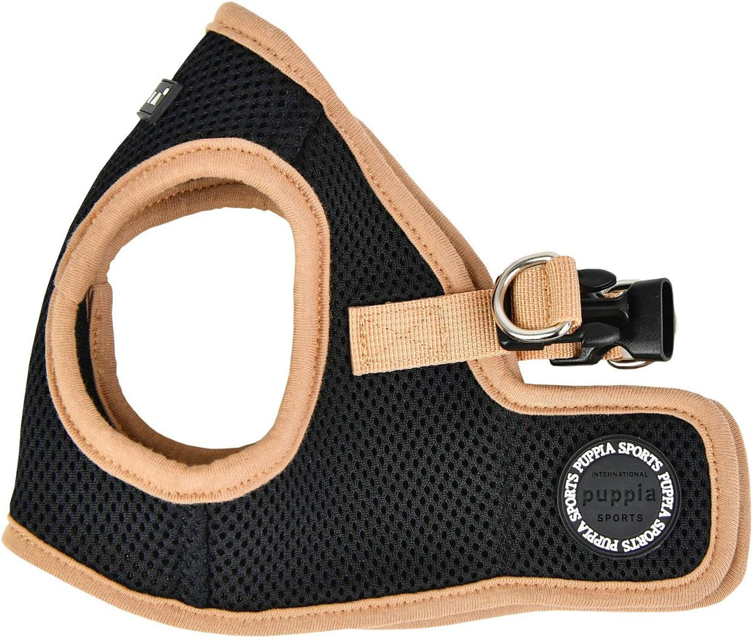 Puppia Soft Vest Harness B II Schwarz XXL Hundegeschirr - 150 g