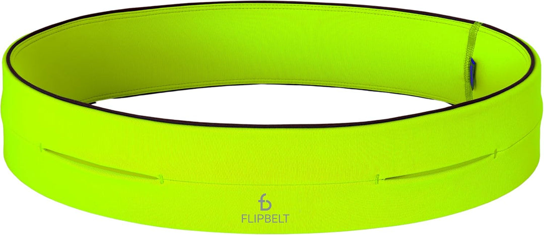 FlipBelt Classic - Gürtel mit Mehreren Taschen, Unisex XL Gelb, XL Gelb