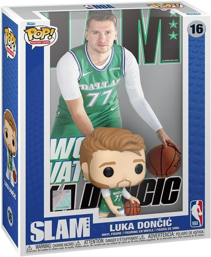 Funko Pop! NBA Cover: Slam - Luka Doncic - Vinyl-Sammelfigur - Geschenkidee - Offizielle Handelsware