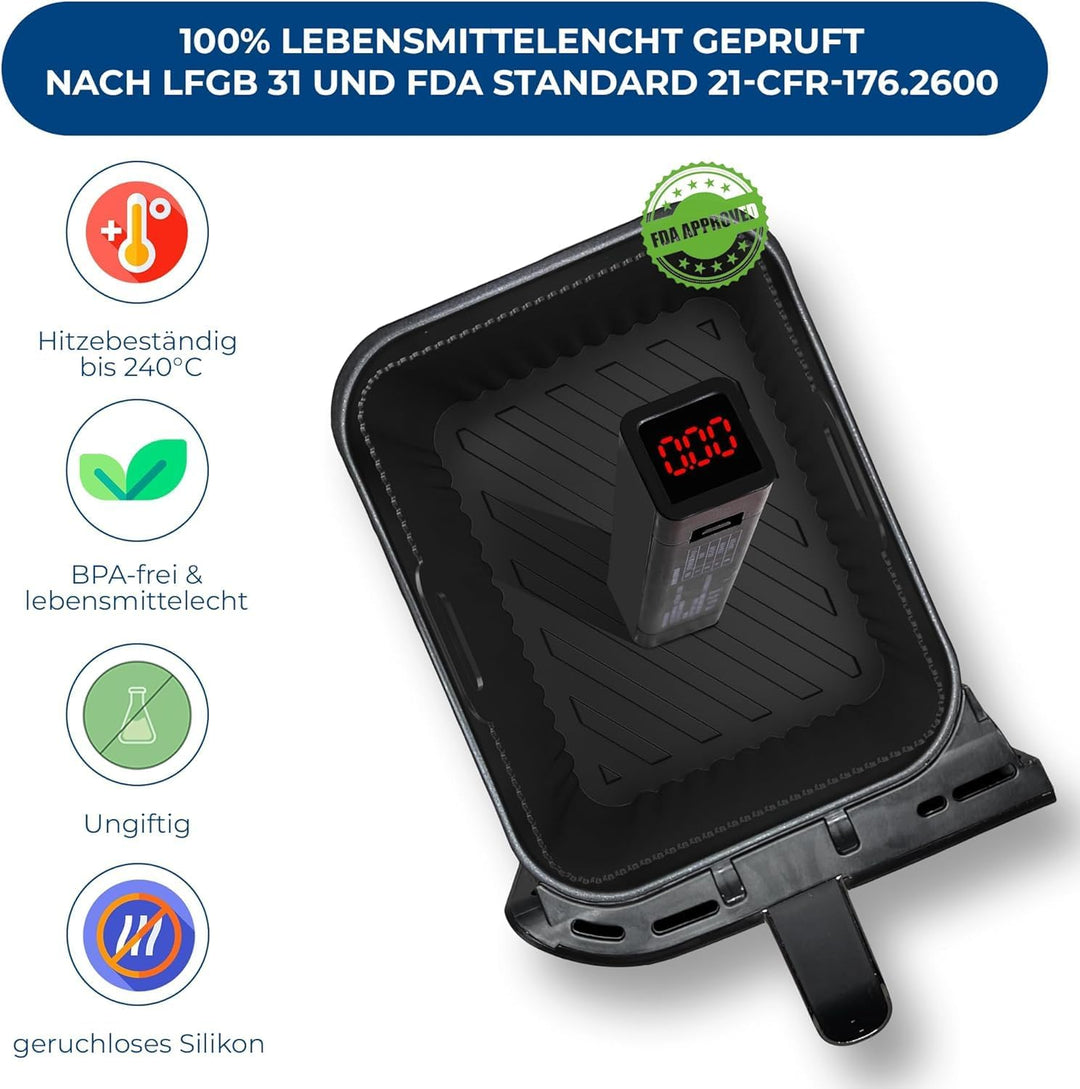 Ninja AF400EU Silikonform & Grillrost | BPA-FREI | Hochwertige Materialien | 2,5mm dicke Silikonform