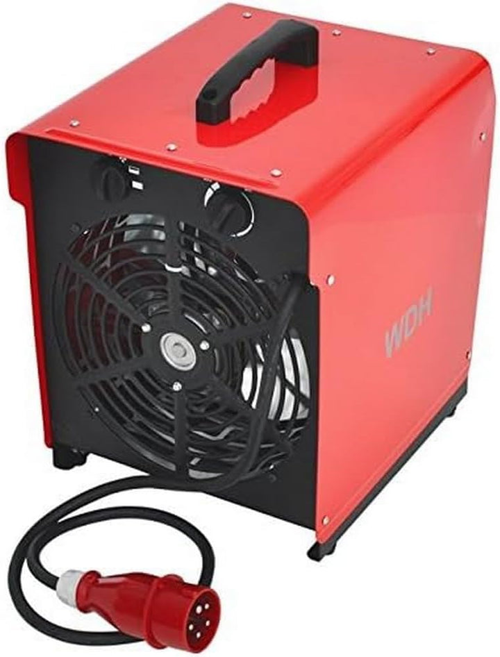 Aktobis Heizgebläse Elektroheizer Bauheizer WDH-BGP09 (9 kW / 16 A), 9 kW / 16 A