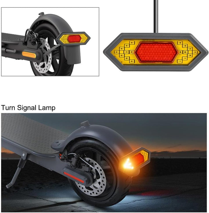 Blinker, Rücklicht und Bremslicht Set für Elektroroller, helles LED-Sicherheitsbeleuchtungsset, komp