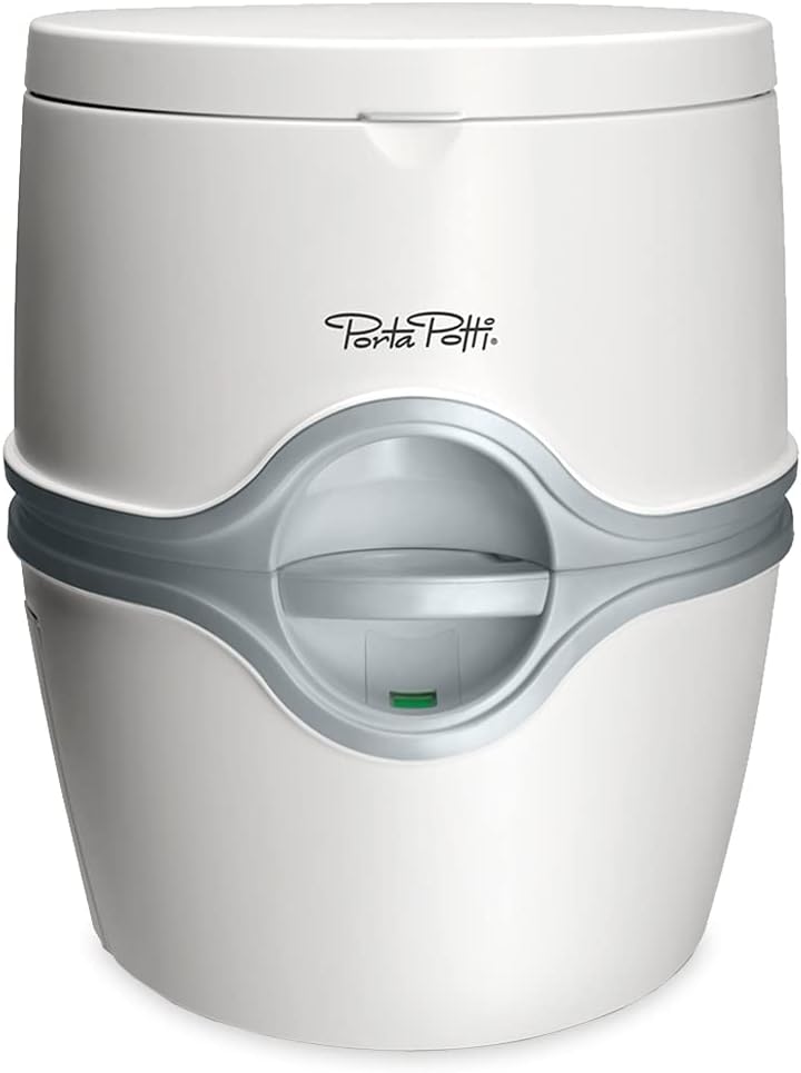 Thetford 92306 Porta Potti 565E (Elektric) Tragbare Toilette, Weiss-Grau, 448 x 388 x 450 mm Porta P