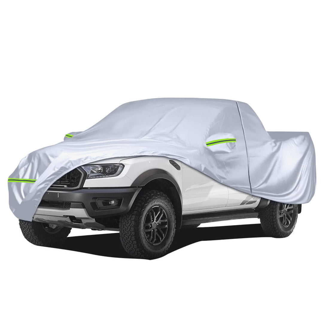 Auto Abdeckplane Vollgarage Kompatibel mit Ford Ranger, Toyota Hilux, Nissan Navara, VW Amarok, Benz