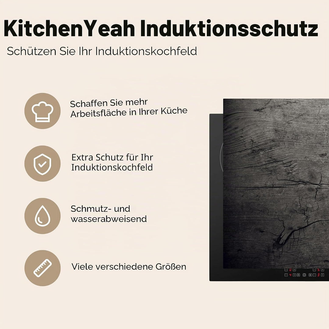 Herdabdeckplatte Einteilig Induktionsmatte Küche Abdeckung Ceranfeld Herd Abdeckplatte Deko Vinyl Ma