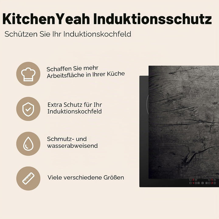 Herdabdeckplatte Einteilig Induktionsmatte Küche Abdeckung Ceranfeld Herd Abdeckplatte Deko Vinyl Ma
