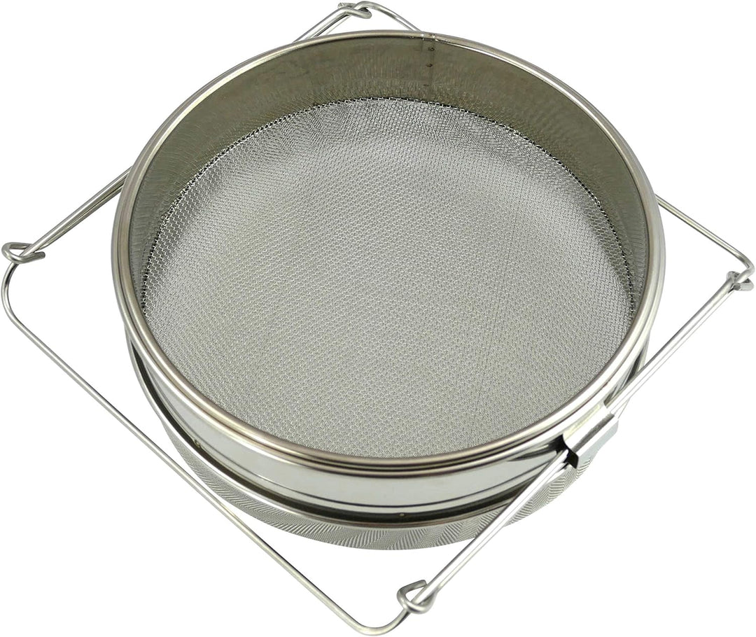 Honigsieb Doppel-Sieb 24cm Edelstahl Bienen Honig Filter Bienenzucht Honigfilterung
