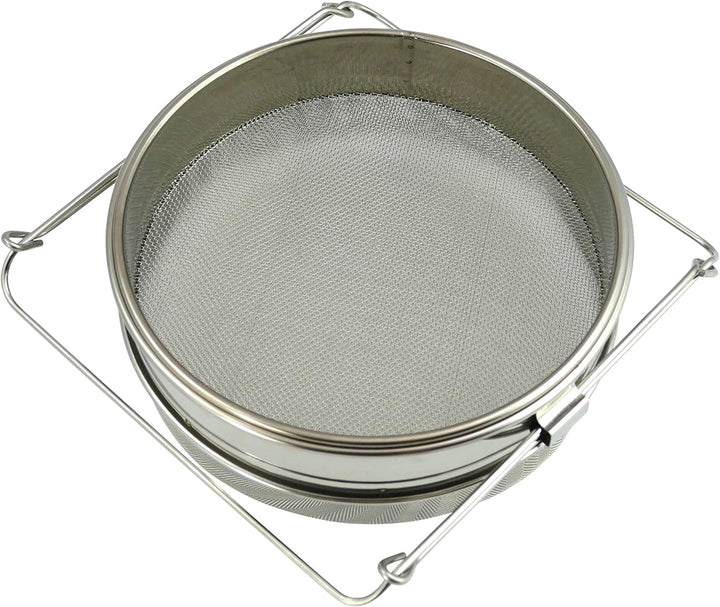 Honigsieb Doppel-Sieb 24cm Edelstahl Bienen Honig Filter Bienenzucht Honigfilterung
