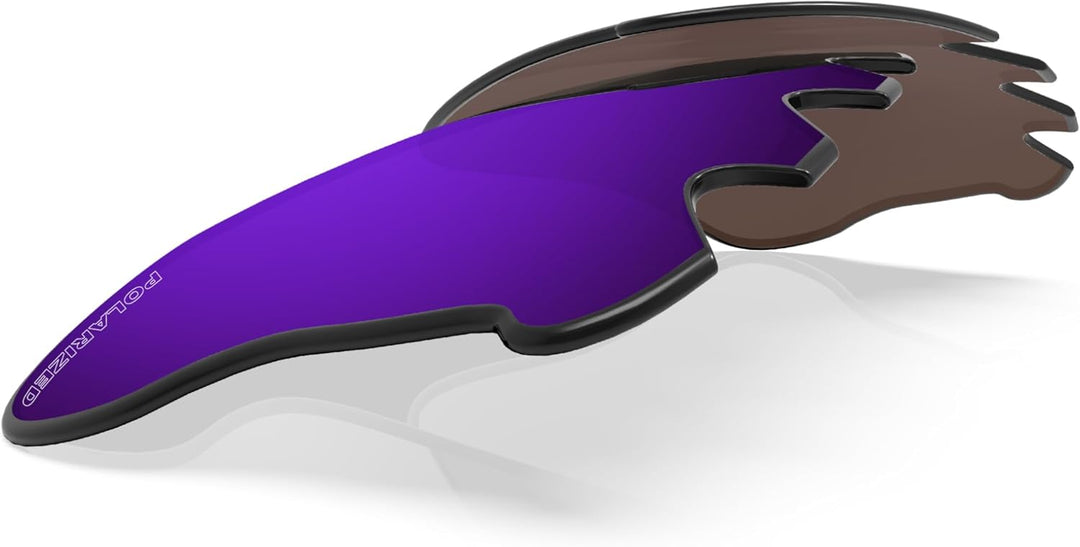 BlazerBuck Anti-salz Polarisierte Ersatzgläser für Oakley Flak Jacket XLJ Entlüftet Kosmisches Lila