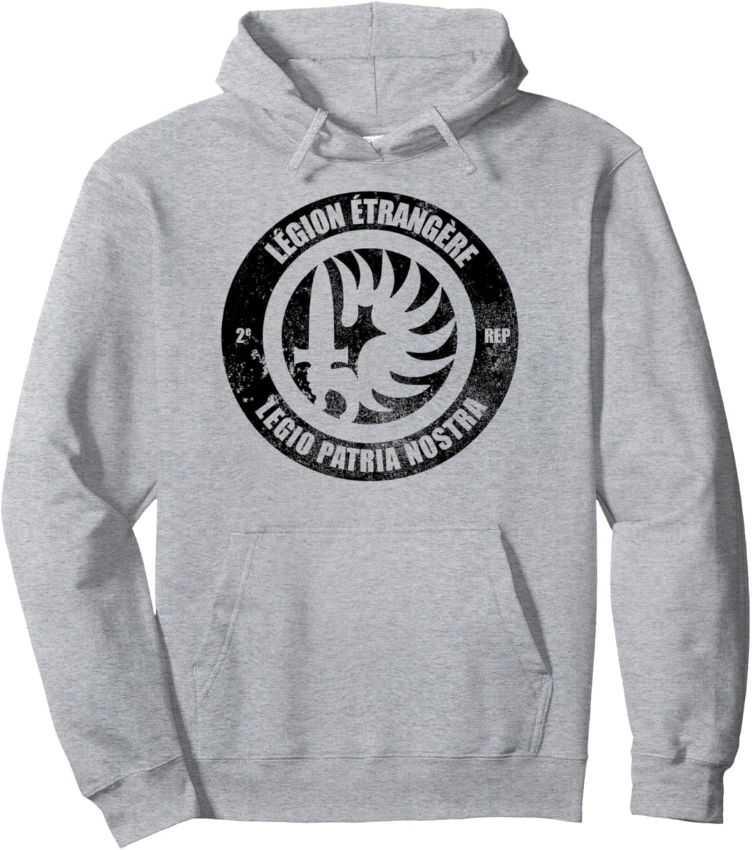 Französische Fremd-Legion Fallschirmjäger-T-Shirt – 2 Rep (gedämpft) Pullover Hoodie