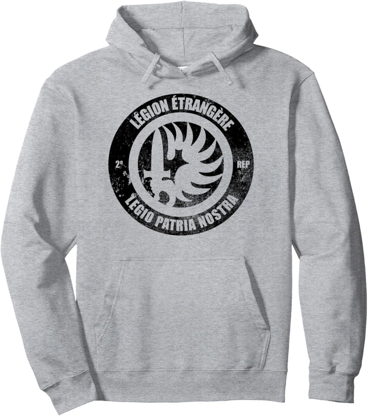 Französische Fremd-Legion Fallschirmjäger-T-Shirt – 2 Rep (gedämpft) Pullover Hoodie