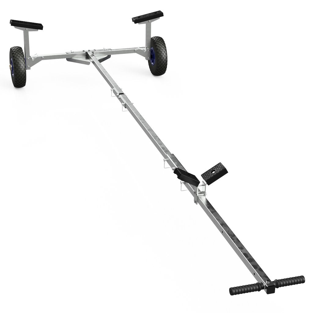 SUPROD Slipwagen, Bootswagen, Handtrailer, faltbar, TR260 Tr260-b (Schwarz/Blau), Tr260-b (Schwarz/B