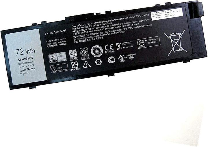 11.1V 72Wh T05W1 Laptop Battery Compatible with Dell Precision M7710 Series