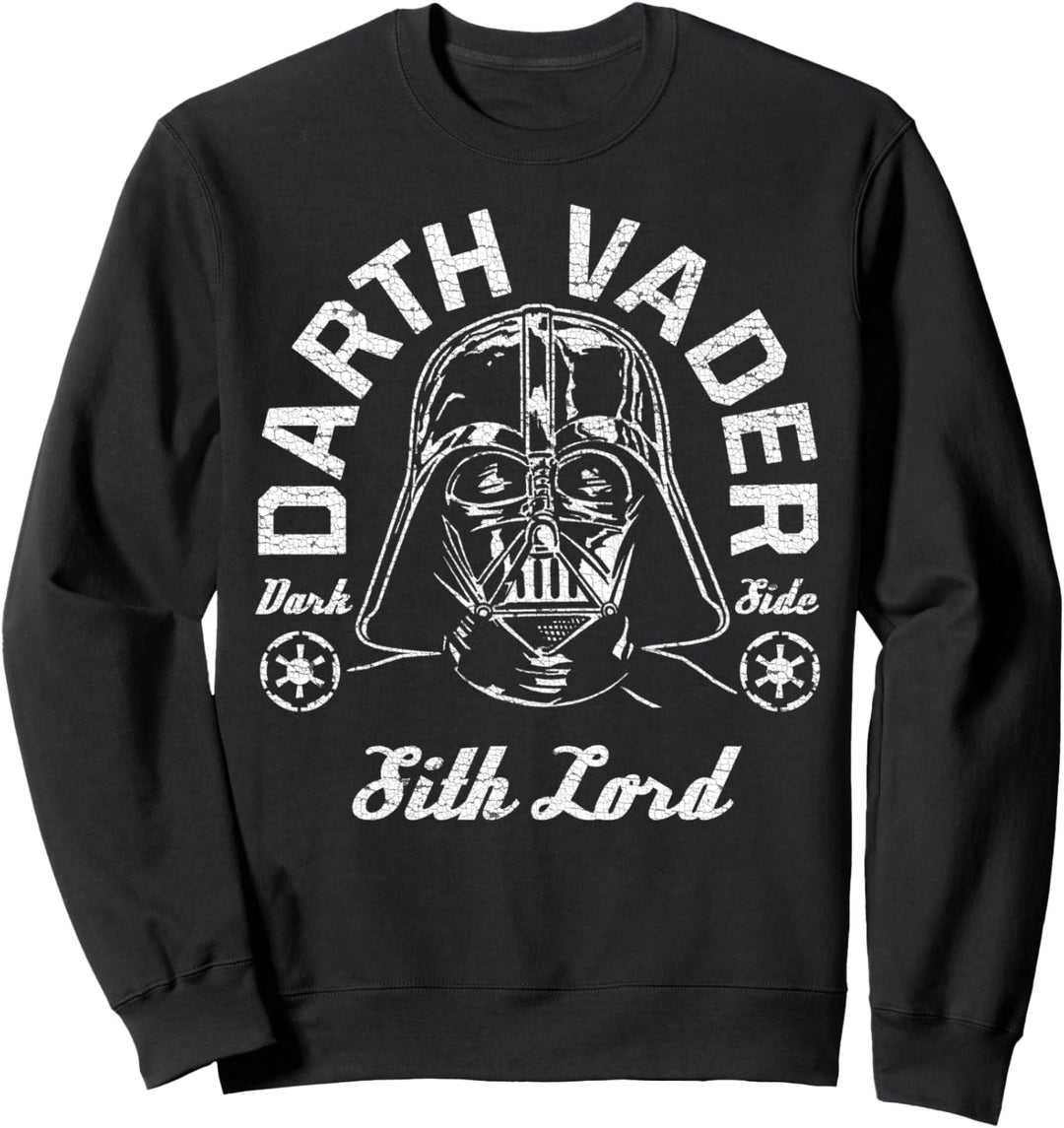 Star Wars Darth Vader Dark Side Sith Lord Text Sweatshirt