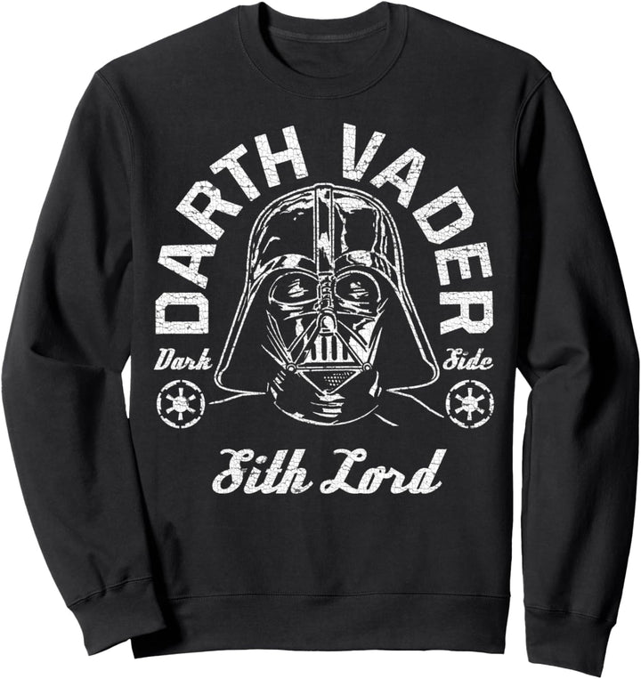 Star Wars Darth Vader Dark Side Sith Lord Text Sweatshirt