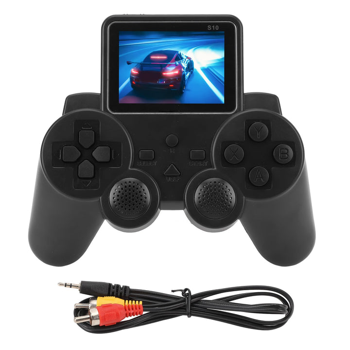 Handheld-Gamepad-Spielekonsole, Retro-Konsole mit 3-Zoll-Bildschirm und AV-Kabel für TV-Anschluss. E