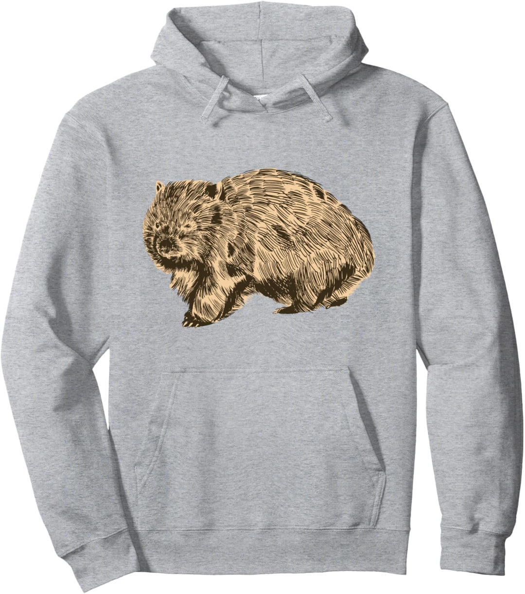 Wombat Wilde Natur Pullover Hoodie