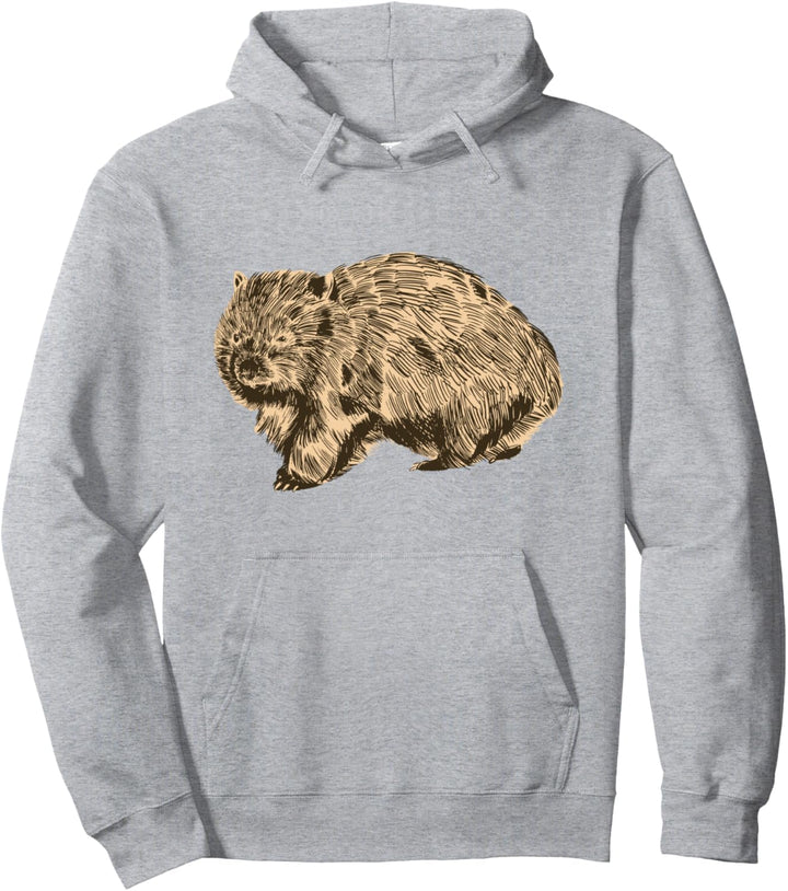 Wombat Wilde Natur Pullover Hoodie