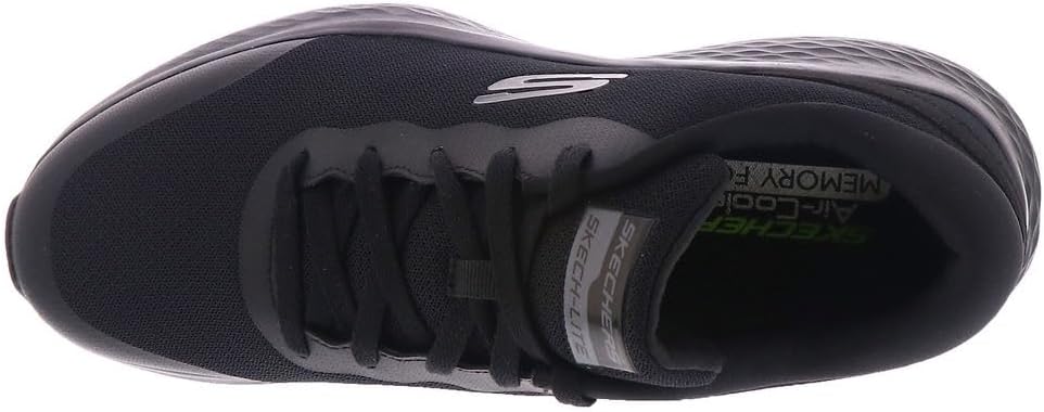 Skechers Herren Fabric 45 EU Schwarz, 45 EU Schwarz