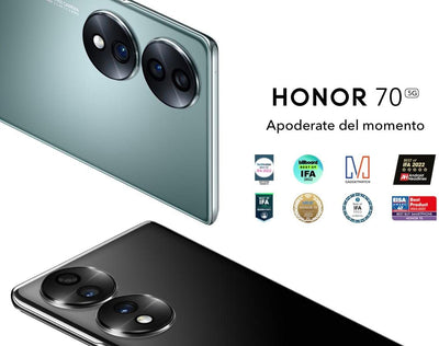 Honor 70 5G 8GB/256GB Verde (Emerald Green) Dual SIM HONOR 70, 8 + 256 Smaragdgrün, HONOR 70, 8 + 25