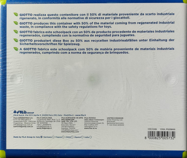 GIOTTO 523800 – Filzstifte mit 144 Stück einzeln, einzeln