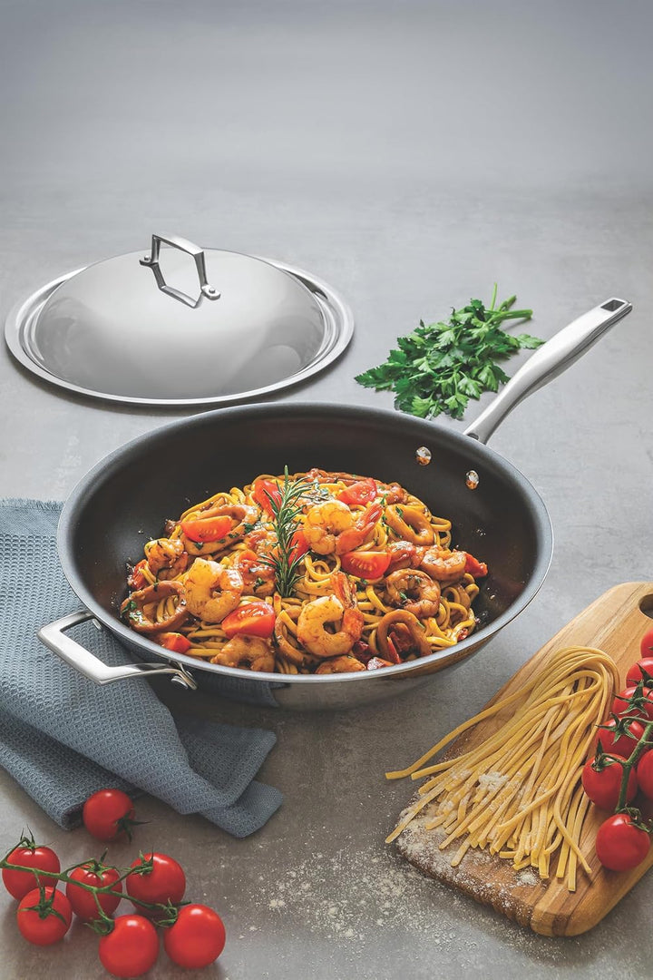 Tramontina GRANO Wok, ø 32 cm, 5,2 Liter Wok Ø32 cm, Wok Ø32 cm