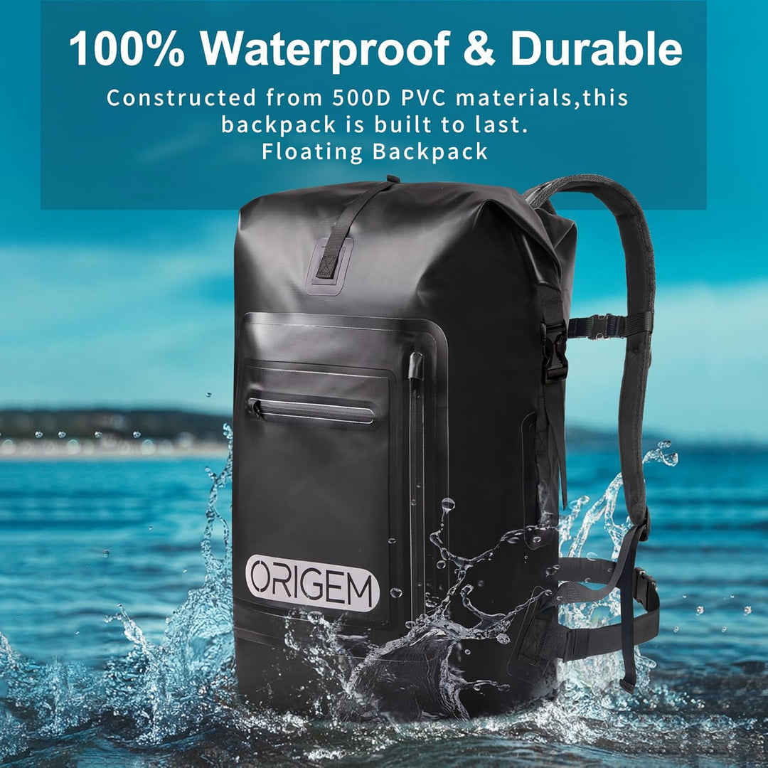 Origem Wasserdichter Rucksack, 35L/55L/85L Rolltop Rucksack Wasserdicht, Dry Bag mit Computereinsatz