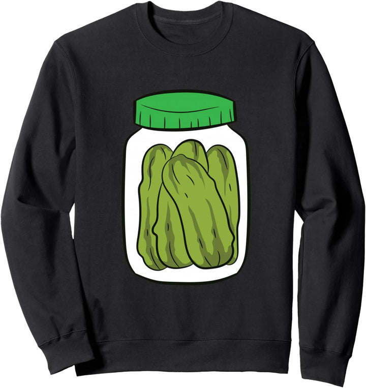 Glas Essiggurken Gurkensalat Sweatshirt