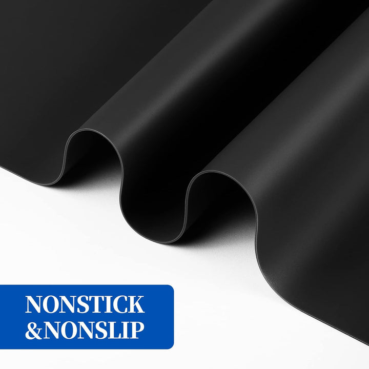 FANDAMEI 70x50 cm Grosse Silikonmatte mit Aufbewahrungsbeutel, Silikonfolie Bastelmatte Silikon Unte