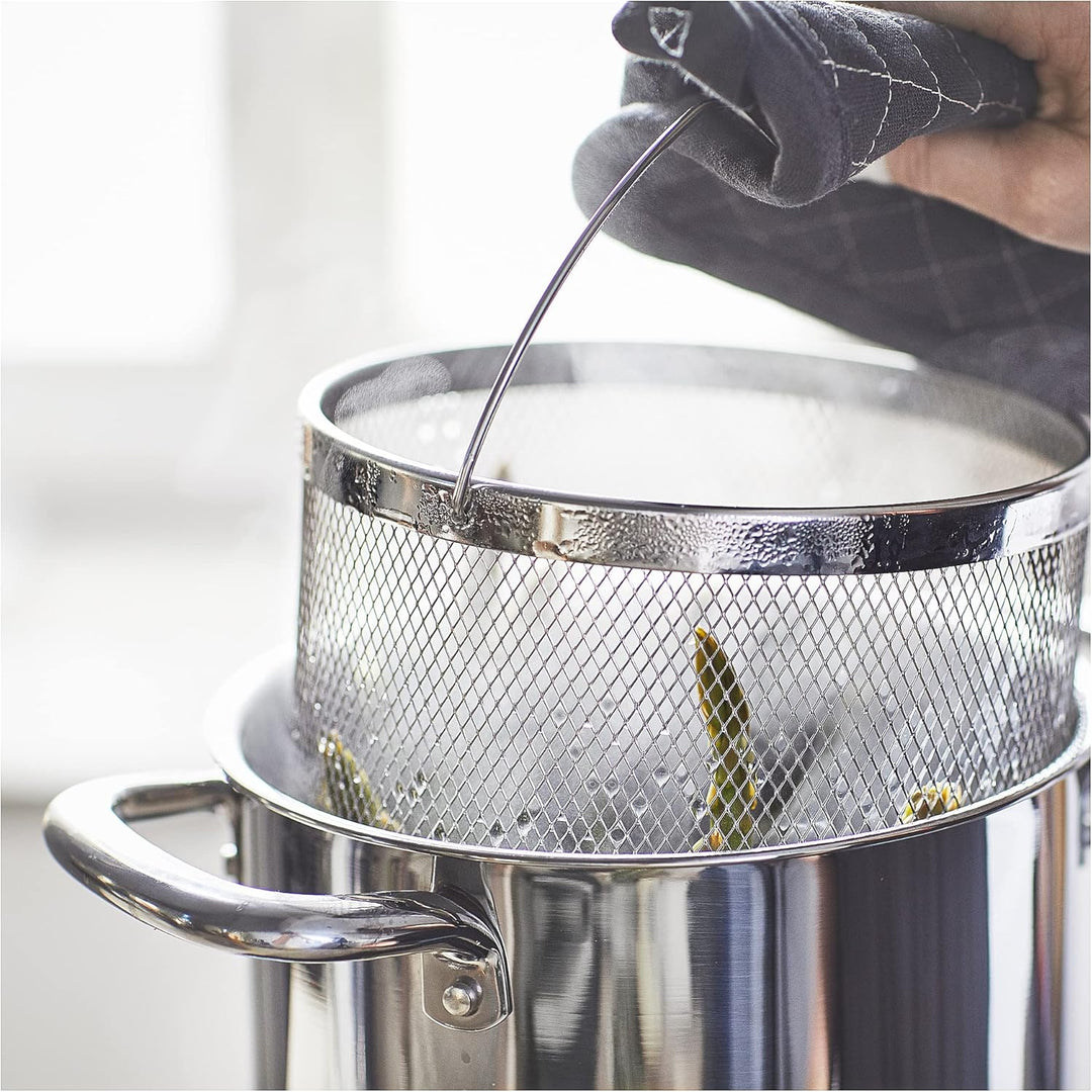 IKEA IKEA 365+ Topf mit Einsatz, 5,0 l, Edelstahl
