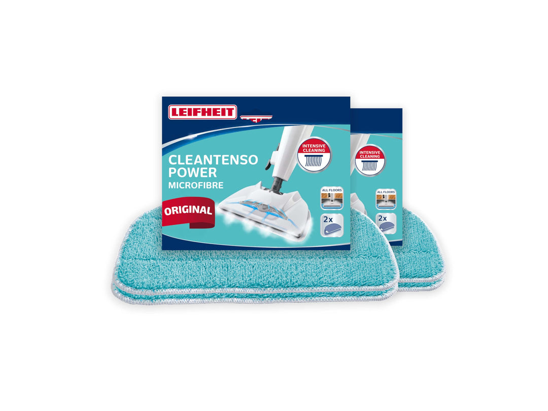 Leifheit 4er Set Ersatzpads Dampfreiniger CleanTenso Power 2.0 Neu Ersatzpads 4er Set, Neu Ersatzpad