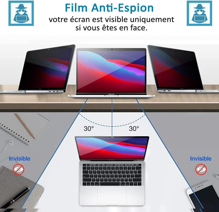 Anti-Spionage-Displayschutz, entspiegelt, UV-Schutz, mit Blickschutzfilter, kompatibel mit HP ProBoo