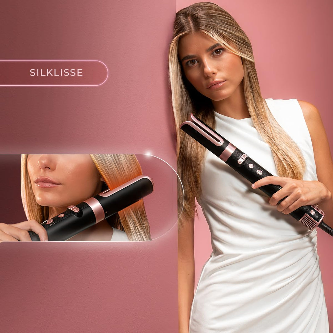 Cecotec AirGlam Gyro CeramicCare 8-in-1 Haarstyler, 8 Köpfe, 1500 W, 110.000 U/min, glättet und lock