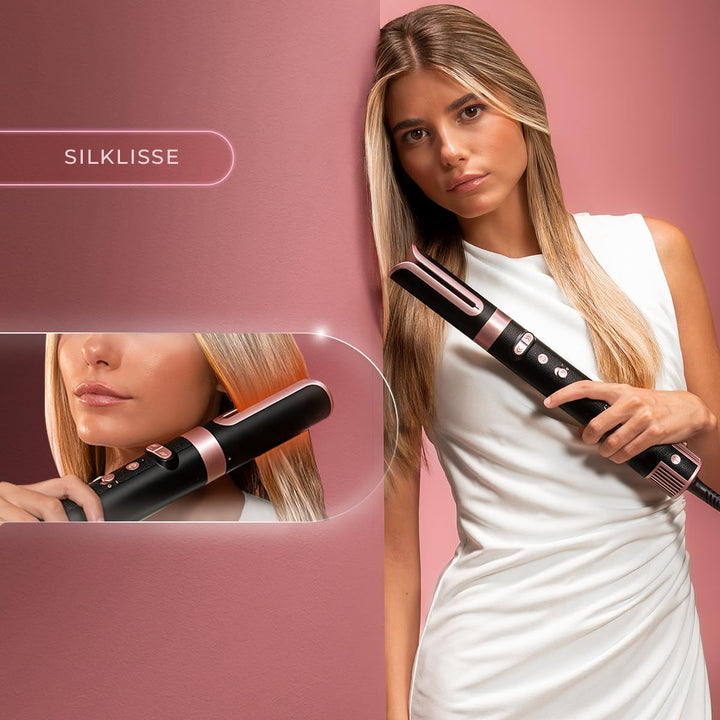 Cecotec AirGlam Gyro CeramicCare 8-in-1 Haarstyler, 8 Köpfe, 1500 W, 110.000 U/min, glättet und lock
