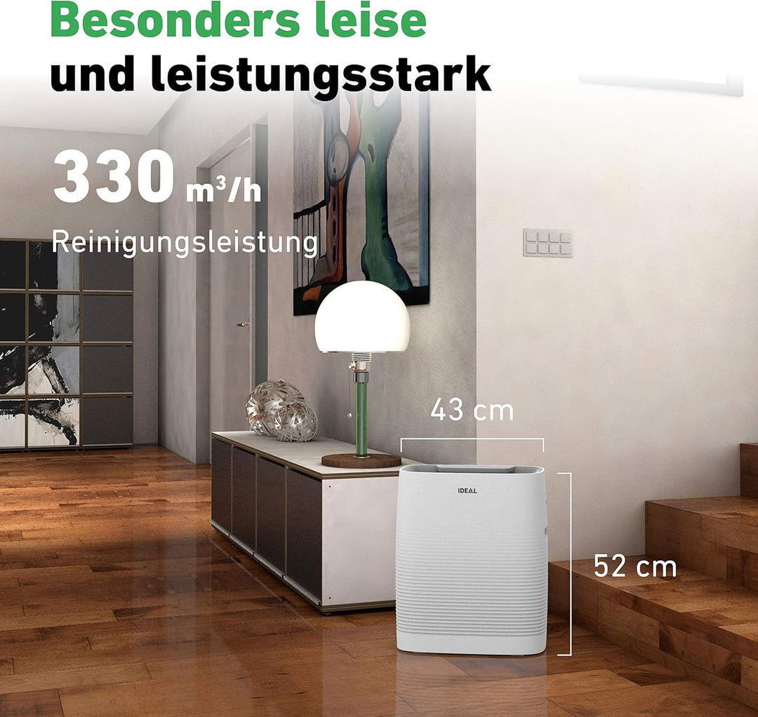 IDEAL Luftreiniger AP35 mit HEPA- & Geruchsfilter – bis 45m² – gegen Pollen, Feinstaub, Allergene, R