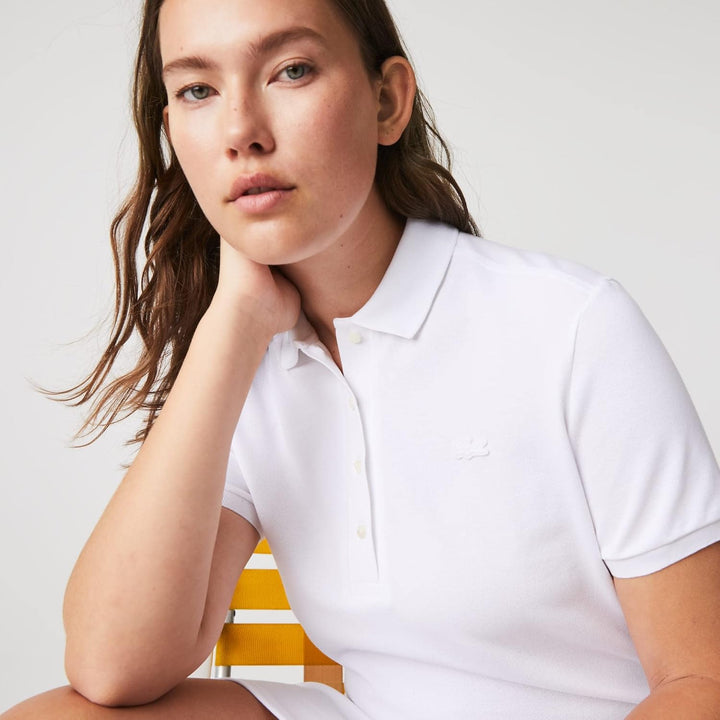 Lacoste Damen Kleid 30 Blanc, 30 Blanc