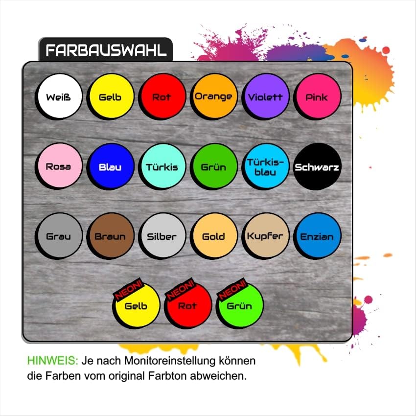 Generisch Herzschlag Füsse Aufkleber Sticker Baby Kinder Love Mama Junge Mädchen Sparset (2X S 2X L