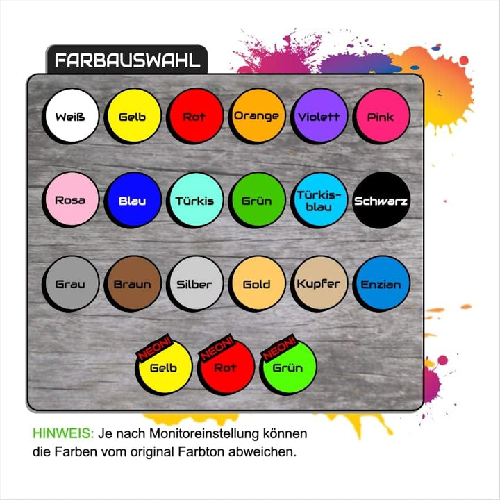 Generisch Herzschlag Füsse Aufkleber Sticker Baby Kinder Love Mama Junge Mädchen Sparset (2X S 2X L