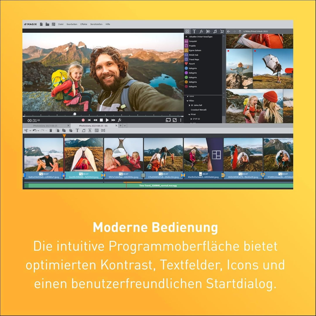MAGIX Photostory deluxe 2025 - Erinnerungen in Bewegung | Bildbearbeitungsprogramm | Videobearbeitun