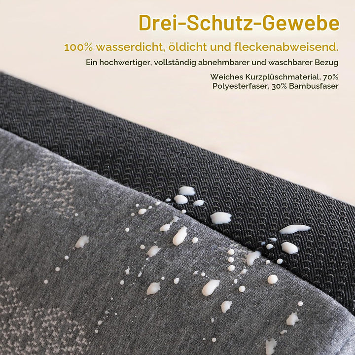 Kohentact Faltbares Baby Bettgitter Rausfallschutz 2stk aus Foam mit rutschfesten Pads - Wasserdicht