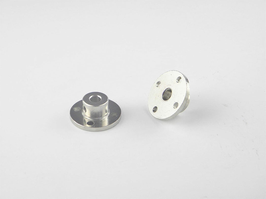 CHANCS Wellenkupplung, Flanschkupplung, 7mm, starrer Flansch, galvanisierter Stahl, Motorführungswel
